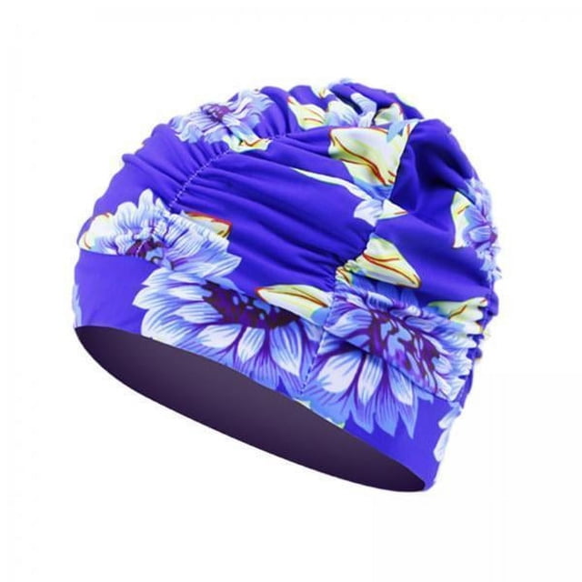2x Gorro de Natación Accesorio Deportivo Poliéster Premium Resuable Gorro de Baño Sombrero de Natación para Cabello Largo Y Corto Deporte Acuático Sur 2 piezas