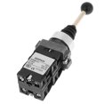thumbnail image 2 of Interruptor momentáneo de palanca de mando 4 posiciones con retorno por resorte Controladores de joystick IU negro: 600 V Límite: 6 kV Ith: 10A Khall Venta Caliente, 2 of 6