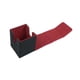 thumbnail image 2 of Caja de almacenamiento para baraja de cartas coleccionables, multiusos con tapa de cierre, organizador para tarjetas de fútbol, ​​regalo, tarjetas de negro rojo, 2 of 9