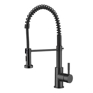 Moen 7594BL Matte black one-handle pulldown kitchen faucet - Walmart.com