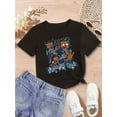 thumbnail image 1 of Camiseta Gráfica Niña, Camiseta de Algodón de Manga Corta para Verano, Adecuada para Deportes y Ocio., 1 of 6