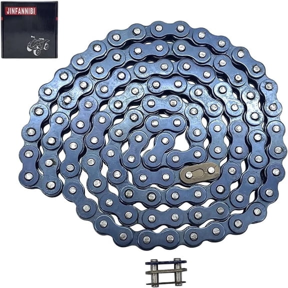 JINFANNIBI 415 Motorized Chain 110L for 49cc 60cc 66cc 80cc 2 Stroke Motorized Bike 415H Heavy Duty Chain