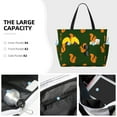thumbnail image 3 of Daiia Bold Squirrel Silhouettes Beach Travel Bag - Water-Resistant Beach Bag, Lightweight Tote with 7 Pockets for Women and Men - Gym,Pool,Camping,Reusable Grocery Bag, 3 of 7