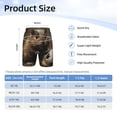 thumbnail image 4 of Cauagu Football Loving Hamster Print Swim Trunks for Men,Youth Boys Swim Shorts Compression Liner Beach Shorts Boys' Swimming Shorts 7-20 Years Bathing Suit-Small, 4 of 7