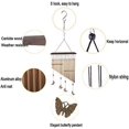 thumbnail image 3 of 29.5” Wind Chimes Outdoor Melodic Tones Butterfly Harp Wind Chimes Handmade Wood for Home Garden Patio Decor, 3 of 5