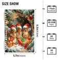 thumbnail image 2 of Wirebound Notebook Hardcover Spiral Notebooks Bunny with Santa Hat, 60 Pages, 80 GSM, 5.7 x 8.3in, 2 of 4