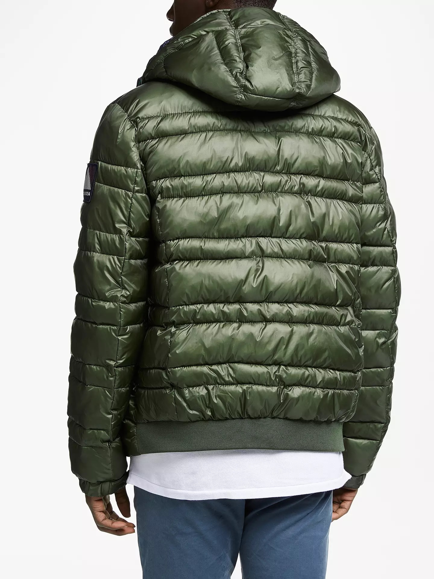 Scotch & Soda MED GREEN Quilted Primaloft Puffer Jacket, US X-Large - image 3 of 3