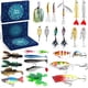 thumbnail image 1 of iZoeL Fiske-Julkalender 2024 - Fiskebete Set, Fiskeutrustning för Vuxna Män Pojkar, Fisketillbehör (24 st), 1 of 5
