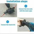 thumbnail image 3 of Compact 1/4" Hex Shank Water Pump 350W-650W Flow Rate, Suitable for Various Applications, 3 of 10