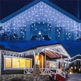thumbnail image 1 of Luces de Navidad,DOSYU Cascadas de Luces navideñas 700 leds,Serie Casacada de 13 metros, Luces Cascada con 8 Modos de Iluminación para Decoraciones Navideñas, Jardines, Ventanas, Aleros (Blanco frío), 1 of 9