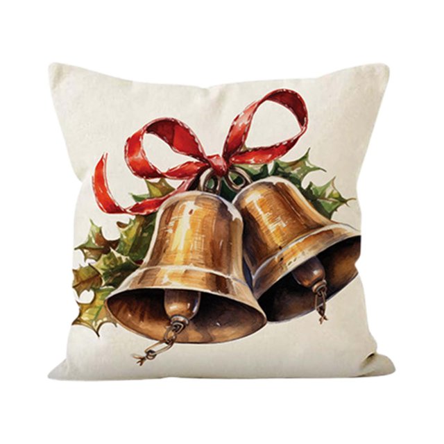 Fundas De Cojín Navideñas Bonito Muñeco De Nieve Fundas De Cojín Navideñas Lino Casa De Campo Cojín De Invierno Decoraciones Navideñas Para El Hogar Sofá Sofá Exterior