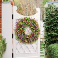 thumbnail image 5 of Clearance!!!Mixed Daisy Wreaths for Front Door,Spring Wreath,Outdoor Spring Wreath,16inch Mixed Daisy Artificial Wreath Decorations for Window Wall Mantel Porch Spring Decor, 5 of 5