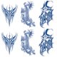 thumbnail image 2 of Tatuajes Temporales Realistas Ygjytge 6 Piezas Impermeable, 2 of 9