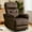 Brown, variant on Korser Small Power Zero Gravity Recliner Chairs for Adults with USB&Type-C Ports for Living Room,Black