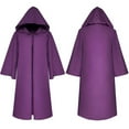 thumbnail image 5 of oqasdz Halloween Girls Coats Children Kids Boys Solid Color Hooded Cape Party Dance Performance Cloak Fashion Top Coat Outwear Size 10 Y-11 Y, 5 of 5