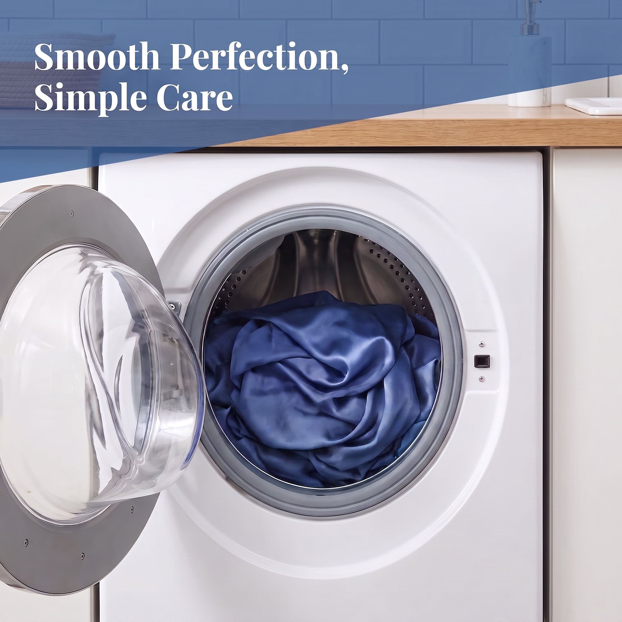 Unique Bargains Microfiber Gauze Bed Sheet Flat Sheet Bedding Royal Blue 66"x88"
