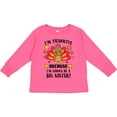 thumbnail image 3 of Inktastic Thanksgiving I'm Thankful Because I'm Gonna Be a Big Sister Girls Long Sleeve Toddler T-Shirt, 3 of 5