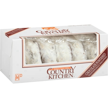 Country Kitchen Chocolate Powdered Fine Donuts 12 oz Country Kitchen Chocolate Powdered Fine Donuts 12 oz
