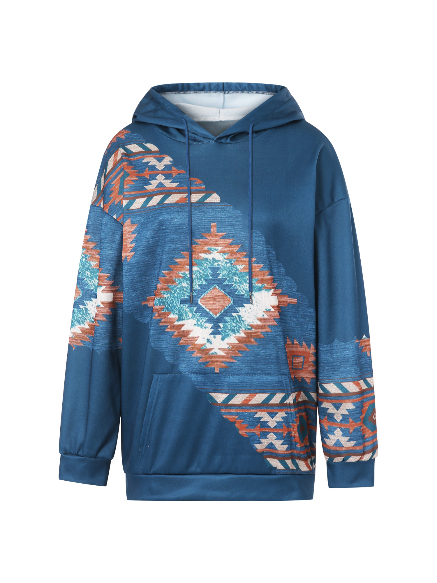 ZAXARRA Women Hoodie Geometric Horse 