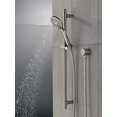thumbnail image 4 of DELTA FAUCET 51361-SS Hand Shower 1.75 GPM w/Slide Bar 4S Handshower, Stainless, 4 of 5