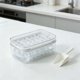 thumbnail image 4 of Molde de presión para hacer hielo casero para refrigerador, bandeja de silicona de grado alimenticio para cubitos de hielo, para hervidor de agua, botella de agua, formas de hielo DIY para bebidas,, 4 of 6