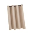 thumbnail image 1 of 1 Pieza de Cortina de Ventana Elegante de Multicolortes de Poliéster , beige l Soledad Niveles de ventana, 1 of 10