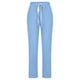 thumbnail image 3 of ICHUANYI Clearance Women's Casual Wide Leg Pants Solid Elastic Waist Loose Long Pants With Pocket(Light Blue, S) ICHUANYI WER2023081008170, 3 of 5