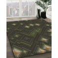 thumbnail image 3 of Ahgly Company Machine Washable Indoor Rectangle Transitional Midnight Gray Area Rugs, 8' x 10', 3 of 7
