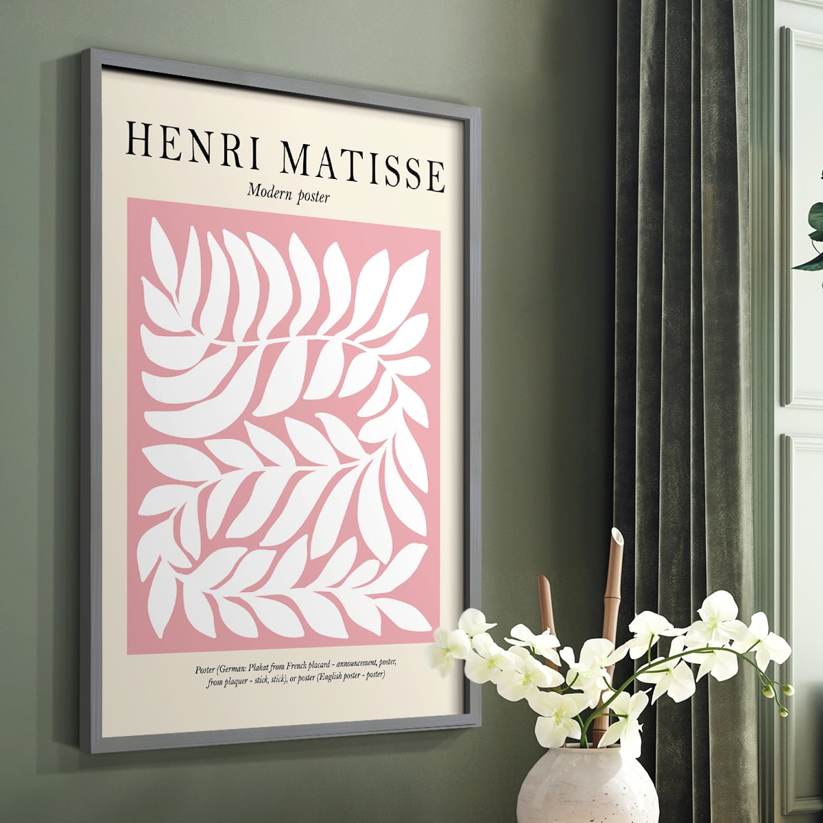 Matisse LXXIV Framed Print - Solid Wood