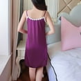 thumbnail image 5 of HomeGardon Nightgowns for Women,Summer Dresses Fashion Women V-Neck Casual Solid Sleeveless Sleepshirts Dress, 5 of 6