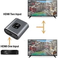 thumbnail image 5 of Hdmi Switch 4k Hdmi Splitter-techole Aluminum Bi-directional Hdmi Switcher 2 Input 1 Output, No External Power Required, Support 4k 3d Hd 1080p For Xb, 5 of 5
