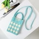 thumbnail image 2 of Bolso de mano tejido volador, bolso de moda coreano, bolso de compras de ocio para estudiantes femeninas de gran capacidad, 2 of 6