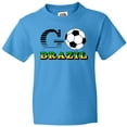 thumbnail image 3 of Inktastic Go, Brazil- Soccer, Football Youth T-Shirt, 3 of 5