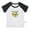 Short Black Raglan T-shirt, variant on Taco' Bout Cute Novelty T shirt For Baby, Newborn Babies T-shirts, Infant Tops, 0-24M Kids Graphic Tees Clothing (Short Black Raglan T-shirt, 0-6 Months)