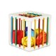 thumbnail image 1 of Juguetes de clasificación con forma de bebé de plástico, bloques de colores, juego suave, clasificador, papelera, artesanía educativa, regalo para niñas, cuadrado para niños, 7 piezas seitruly FN000738-01B, 1 of 7