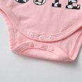 thumbnail image 4 of Newborn Baby Girl Clothes Animals Style Long Sleeve Ruffle Romper Pants Set 3PCS Pink, 4 of 6
