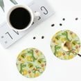 thumbnail image 5 of Bingfone Vintage Cartoon Dinosaurs Leather Drinks Coasters With Set Of 6,Suitable For Home Kitchen,Coffee Cup Coasters Home Gift, 5 of 9