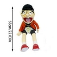 2024 Jeffy Puppet Plush Toy, 22.8" Jeffy'S Family Soft Plush Toy, Hand
