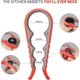 thumbnail image 2 of Jar Bottle Opener for Weak Hands,4 &5 in 1 Multi Function Non-Slip Can Lid Opener Tools with Silicone Jar Gripper Pad,Su, 2 of 5