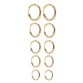 thumbnail image 1 of Jewelry On Clearance Temperament All-Match Box Full Diamond Earrings Full-Time Hunte R Earrings Golden, 1 of 2
