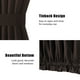 thumbnail image 5 of Cortinas de 2 paneles para puerta con bolsillo para barra, cortinas con ojales de privacidad Tomshoo  Camello, 5 of 7