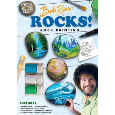 Painting with Bob Ross : Learn to paint in oil step by step! (Paperback ...