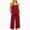 *Wine, variant on VBVC Women's 2 Piece Cropped Loungewear Set,Adjustable Strap Cami Top and Capri Pants for Women,Ladies Casual Summer Home Vacation Outfit with Pockets,Army Green,S-2XL