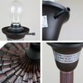 thumbnail image 4 of RADIANCE Goods Tiffany-Style Dark Bronze 1-Light Victorian Torchiere Floor Lamp 14" Shade, 4 of 7