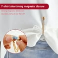 thumbnail image 3 of Austok 8Pcs Magnetic Clothing Clips Compact Magnetic Shirt Clips Smooth Magnet Clothing Clips Multifunctional Magnet Shirt Clips for Cuffs Neckline Hems Trouser Hems T-Shirt, 3 of 7