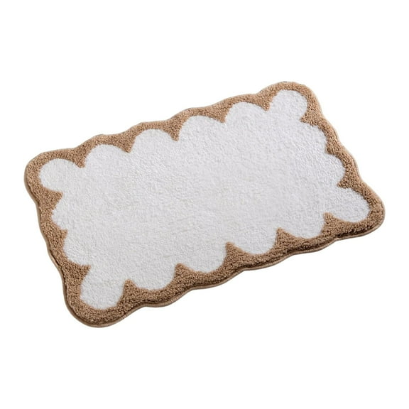 Hot Clearance！ZZYuan Mats Bathroom Rugs Non Washable Cute Mats Microfiber Absorbent Soft Aesthetic Small Rugs for Bedroom Tub ,Home Kitchen Decor