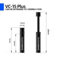 thumbnail image 1 of Graphics Card GPU Holder Support Vertical Telescopic Rotating Stand Bracket Aluminum Alloy Video Card Sag Holder Desktop PC Case Black VC15 PLUS, 1 of 6