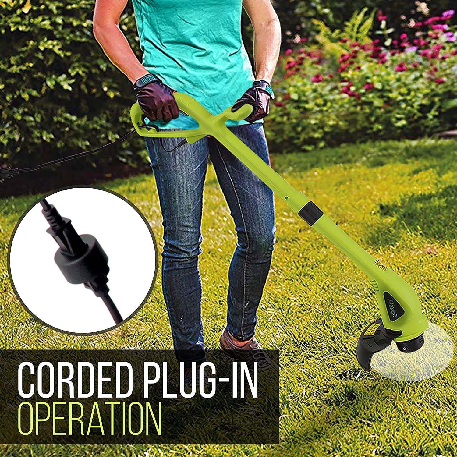 handheld electric grass trimmer
