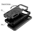 thumbnail image 4 of for Google Pixel 10 / 10 Pro 6.3-inch Case [Compatible with MagSafe] Built in Invisible Stand, Military Grade Shockproof Soft TPU Protective Cover Case,Black,For Pixel 10 / 10 Pro, 4 of 8