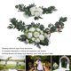 thumbnail image 4 of Paquete De 2 Flores Artificiales De Boda, Cartel Romántico De Ceremonia De Bienvenida De Boda, Decoración Floral, Flores Artificiales Colgantes, Botín Floral Para, 4 of 7